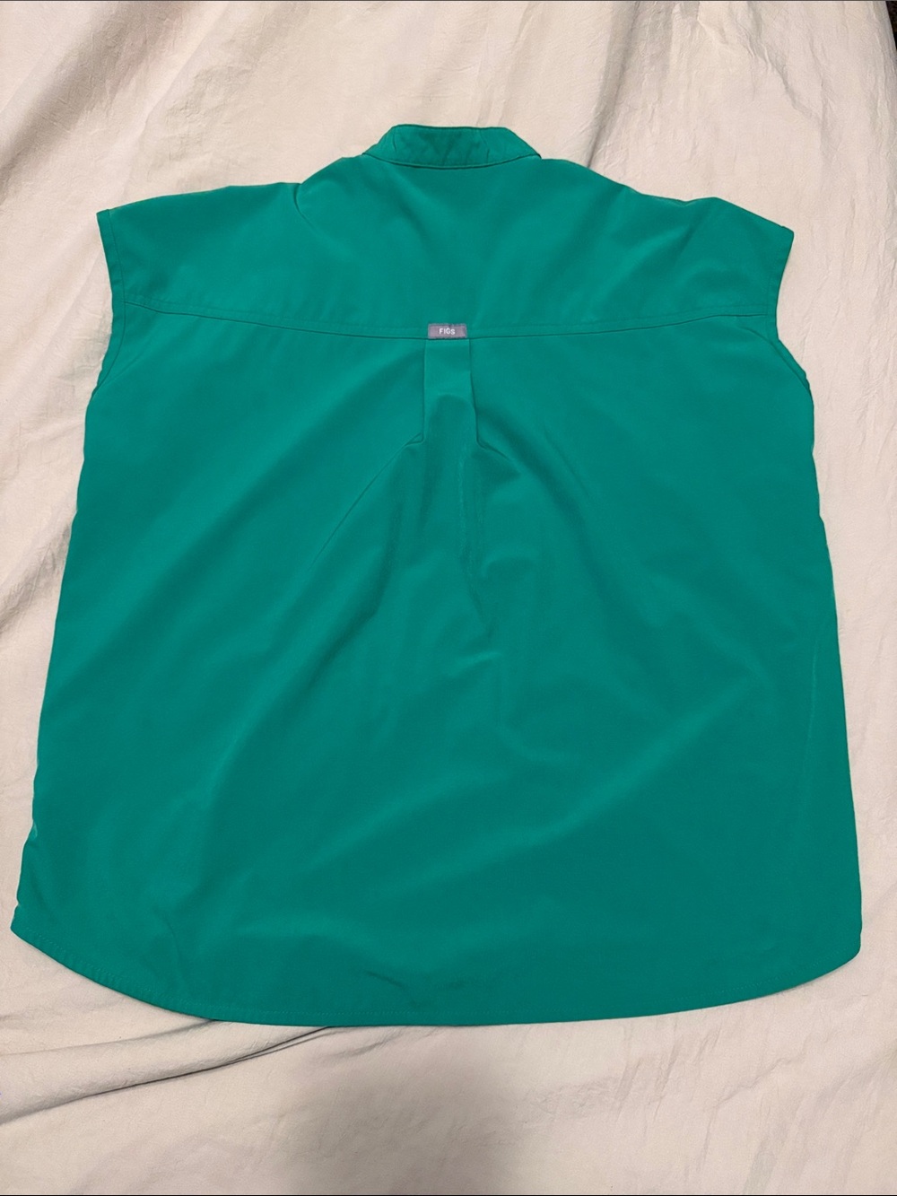 Figs Safety Green Rafaela Scrub Top - Picture 2 of 3